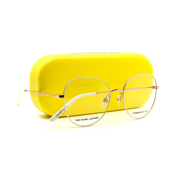 MARC JACOBS MARC 590 Y3R GOLD/IVORY WOMEN'S EYEGLASSES FRAME - Picture 1 of 10